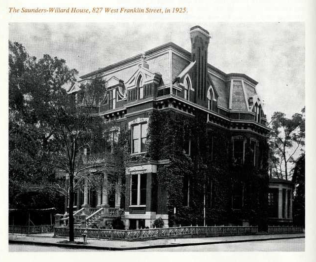 Saunders-Willard House, 827 West Franklin Street, was the first building that the School of Social Work purchased as an academic and dormitory space. It is now known as V-C-U's Founder's Hall.
